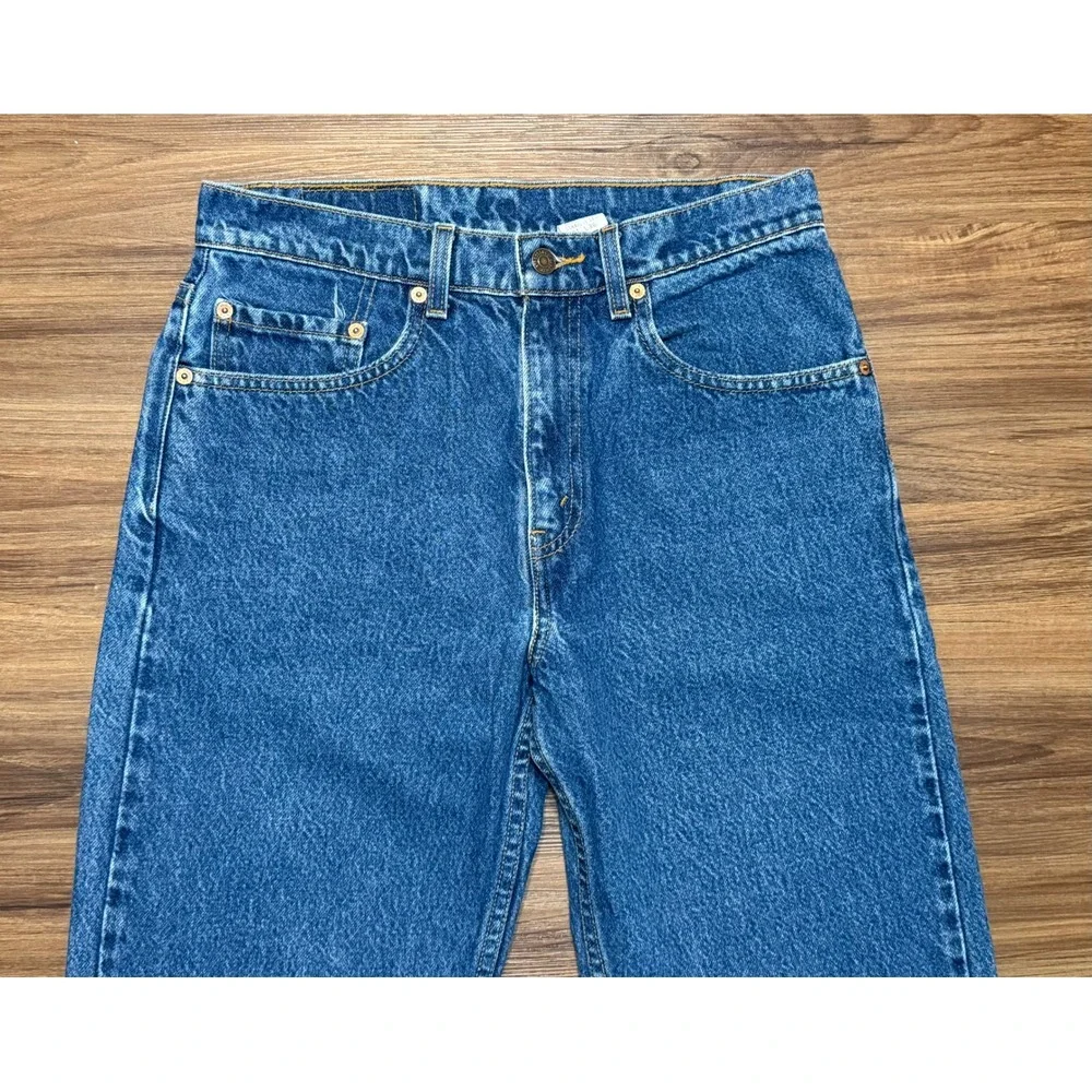 VTG 90s Levis 505 Regular Fit Straight Leg Jeans Mens Blue Denim Sz 31x36